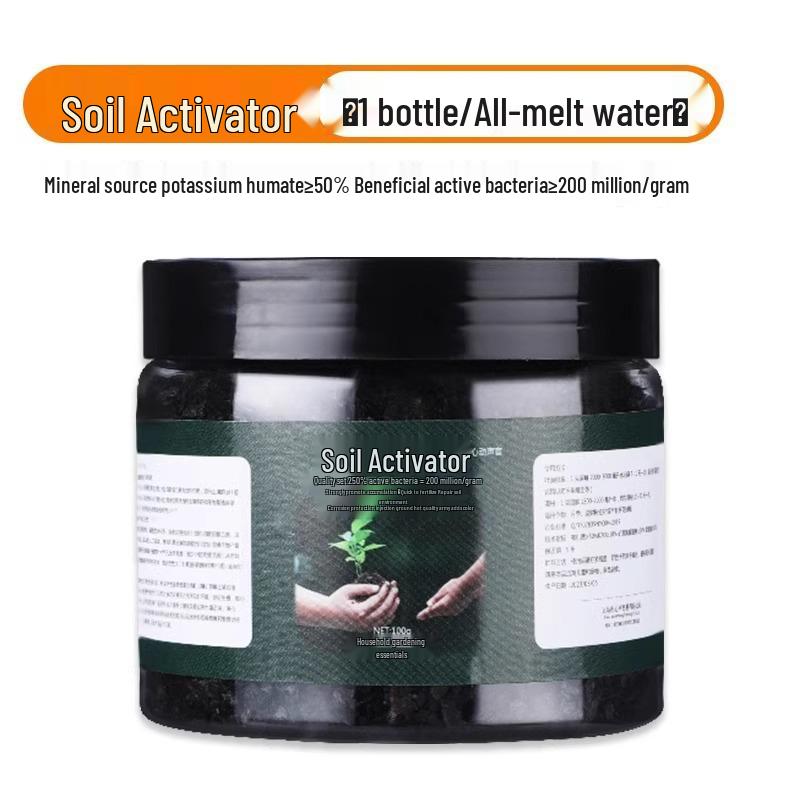 

Universal Black Water Soil Activator: Loosens Soil & Nourishes Green Plants and Flowers with Water-Soluble Fertilizer