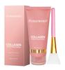 2pc Collagen Night Peel Off Mask, Hydrating Firming Sleeping Wrap Mask with Hyaluronic Acid for Night Skin Care