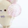 San-X MV32001 Sugar Cocomoo "Rory and Pop's Candy Day" Hanging Plush Toy, ChooPopCandy (Rory)