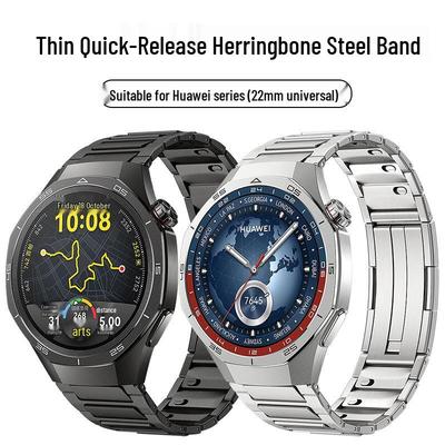 Kompatibles Huawei Watch Stahlarmband - I-förmiges dünnes Design für GT6/5 Pro, 22mm