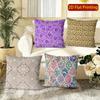 Bohemian Style Decorative Throw Pillow Covers Pattern Cushion Cover Suitable For Sofa Bedroom Car Pillow Cover