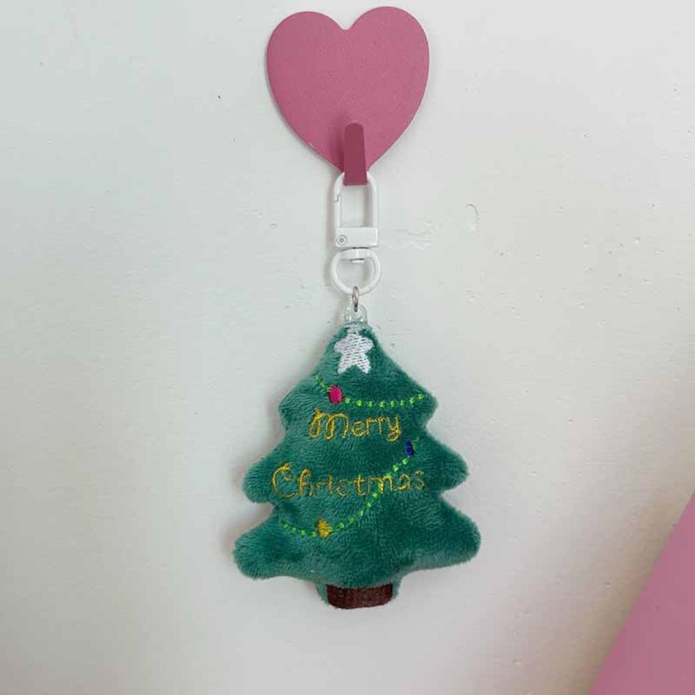Cartoon Xmas Snowman Pendant Backpack Charms Christmas Mini Key Ring  Children