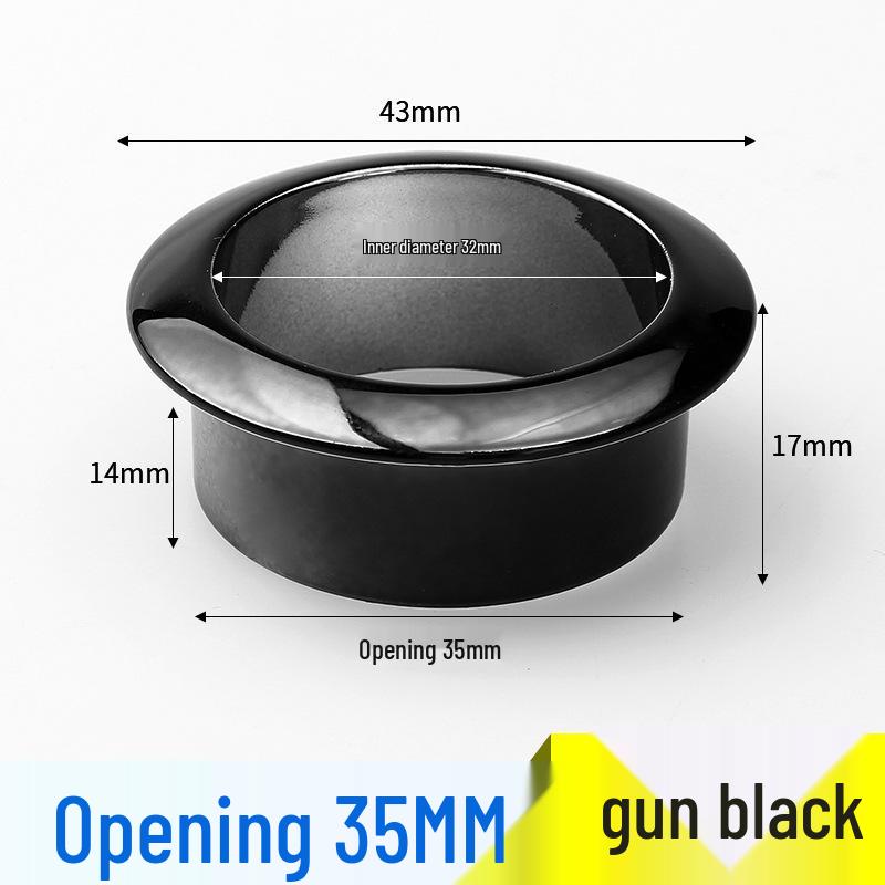 ABS Plastic Round Desktop Cable Grommet Cover, Wire Management Ring