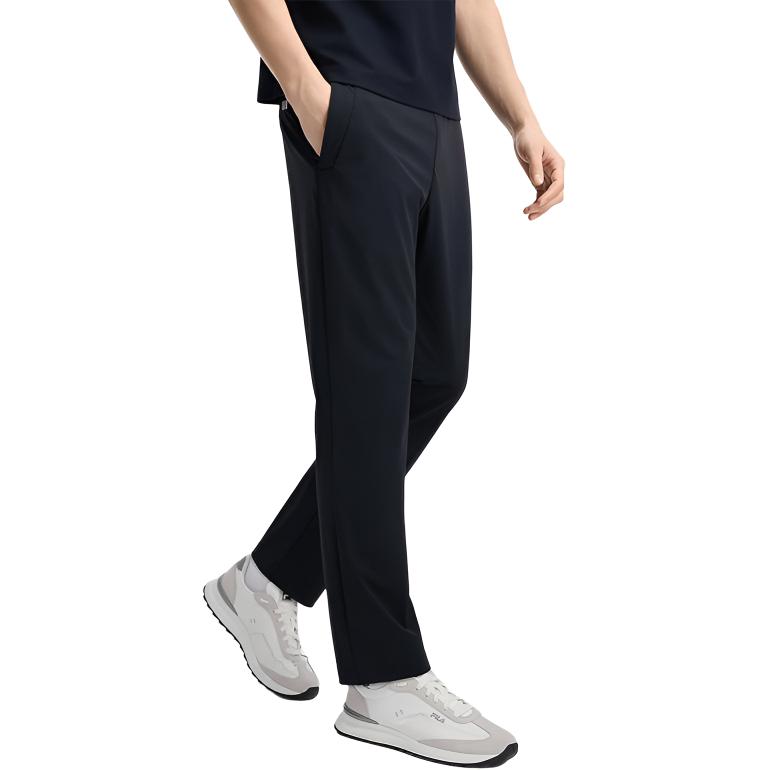 FILA Heritage Classic Versatile Comfortable Knitted Sports Pants Men bottoms Legendary-Blue F11M628601FNV