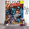 Tapiz de JoJo's Bizarre Adventure, Colgante de Pared con Estampado Genial de Jotaro Kujo para Dormitorio, Sala de Estar y Decoración para Fans de Anime