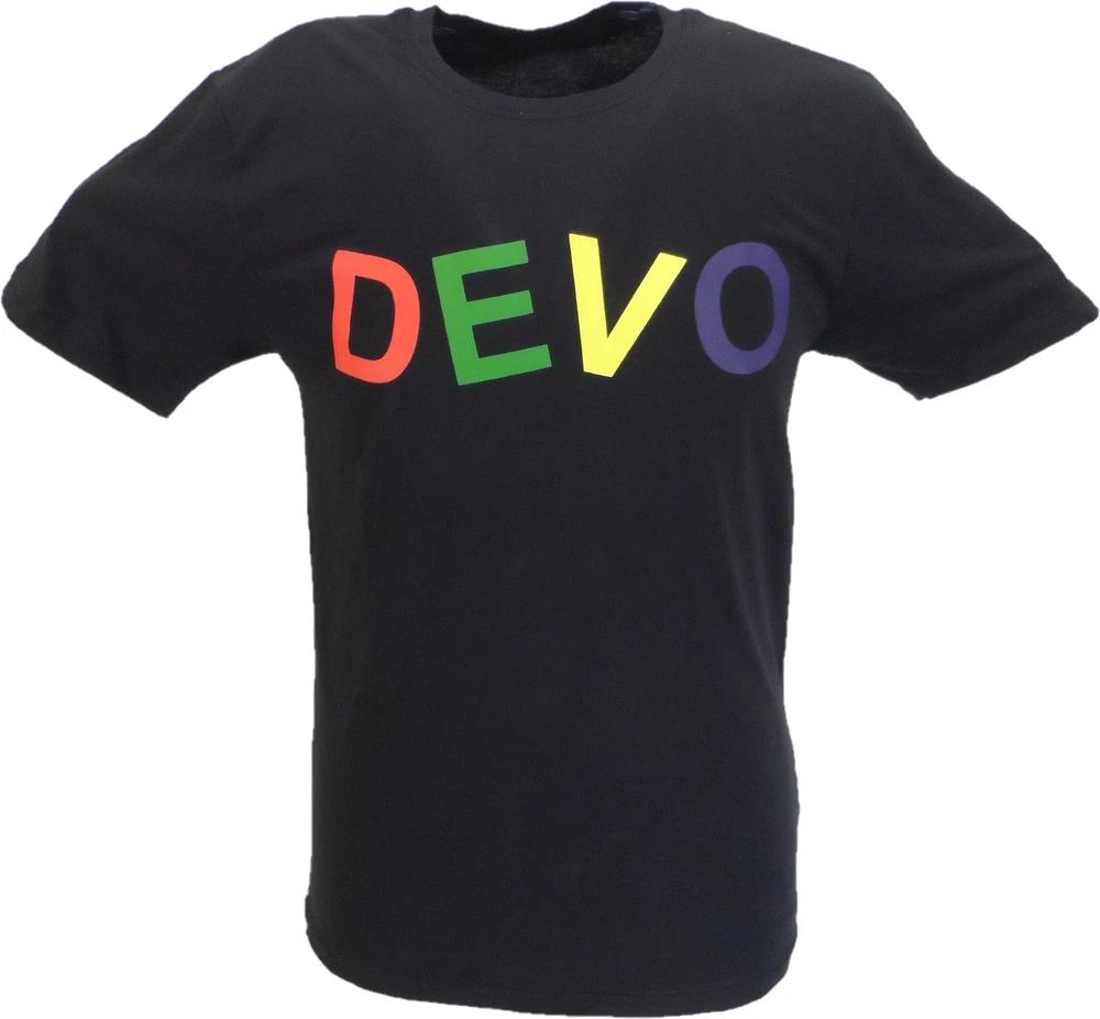 Unisexs Black Official DEVO Logo T Shirt S