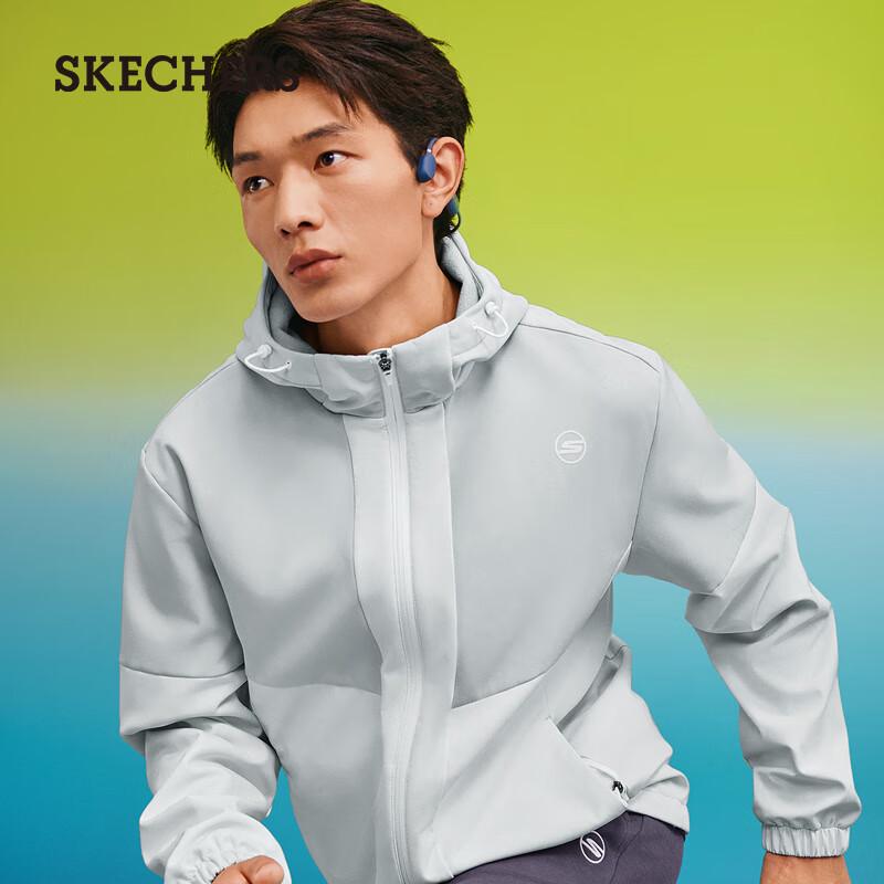 Skechers Men s Woven Hooded Jacket P424M158 XL