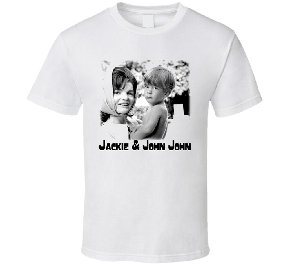 Jackie Kennedy and John John t shirt  Unisex T-Shirt L