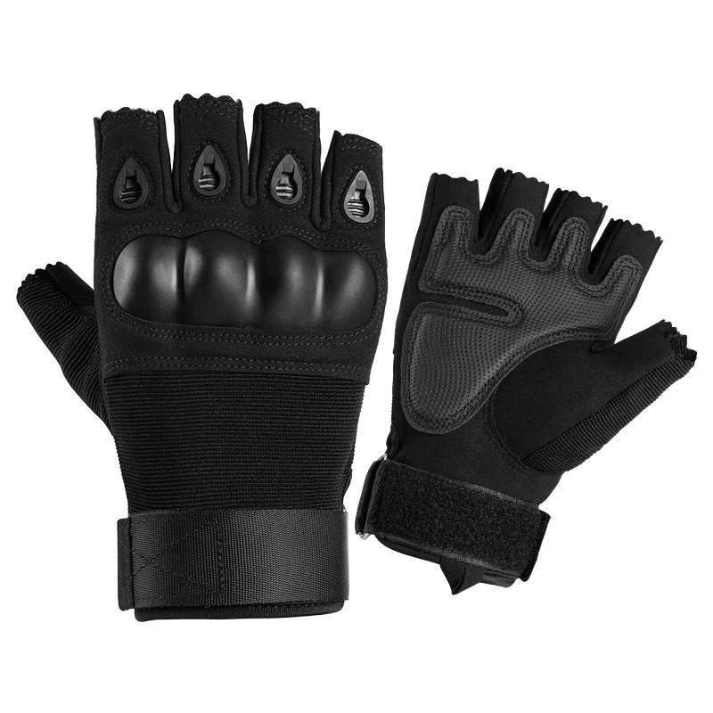 Mens Tactical Half-Finger Gloves Outdoor Activities Shooting Cycling Hiking Anti-Slip Touchscreen Compatible Quick-Dry