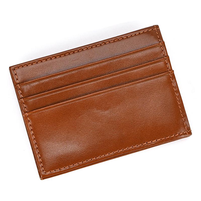Casual Men's Short Wallet Genuine Leather Card Holders for Men Cowhide Credit Card Cover Wallet Slim Purse Card Case Women