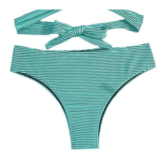 Women's European & American Snake Print Bikini - Sexy Split Swimsuit for Beach Vacation