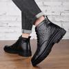 Men's Shoes Genuine Leather Male Desert Boots Low Top Men Casual Shoes Fashion Lace-Up for Men Boots