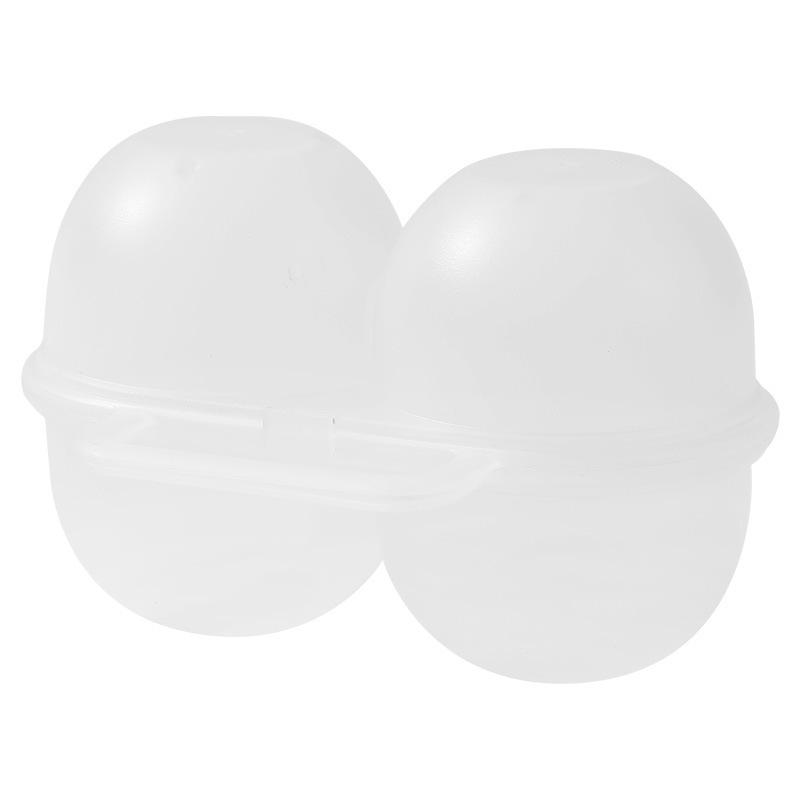 Portable Outdoor Transparent Egg Storage Box with Lid - Anti-Drop Plastic Egg Holder