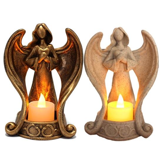 Candela Angioletto, Candela Cupido, Ali D'Angelo, Stile Nordico, Cupido Dell'Amore, Angelo Carino, Baby Shower, Candela Artistica, Decorazione Per La Casa, Regalo Di Riscaldamento - Italia