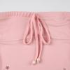VAYLA Causal Holiday Style Women Straps Tops Backless Bow Lace Up Slim Flower Prints Fashion Trendy Blouses