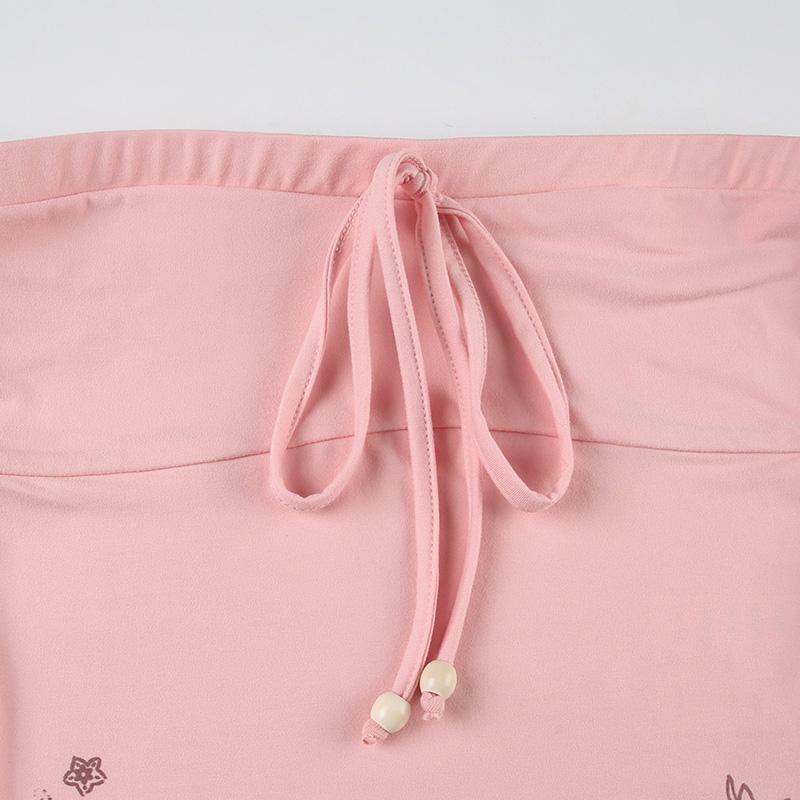 VAYLA Causal Holiday Style Women Straps Tops Backless Bow Lace Up Slim Flower Prints Fashion Trendy Blouses