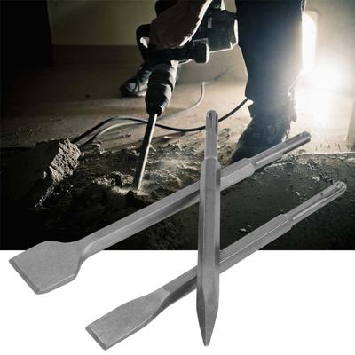 3pcs Flat Chisel Hammer Chisel Bit Set Scaling Chisel SDS-Plus Chisel Bit Set  Demolition Work