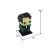 MOC Assembled Building Blocks Small Particles Kamado Tanjiro Square Head Puzzle Children's Building Block Toys