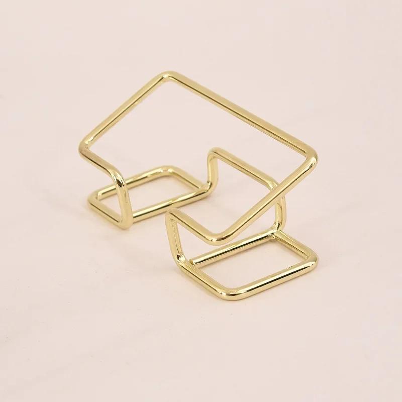 Držák na karty Creative Stolní držák na karty Organizér na karty Kancelářské držáky Kancelářských pomůcek pro domácnost Creative Hollow Metal