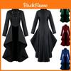 Elegantes Damen Vintage Mittelalter Frack Gotischer Gehrock Perfekt Für Cosplay Kostüm