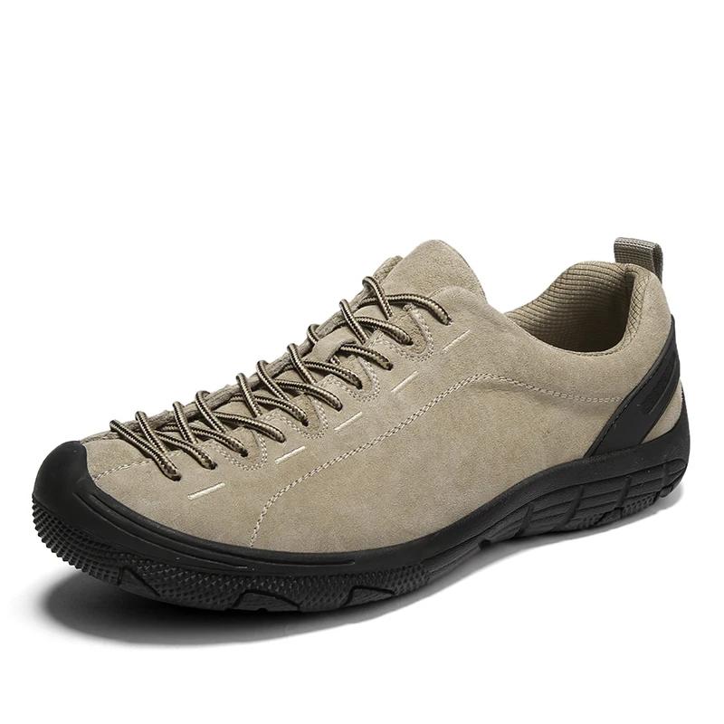 Fashion New High Quality Mens Shoes Suede Leather Outdoor Casual Shoes Handmade Leather Luxury Men Sneakers Comfort Loafers Mocassins