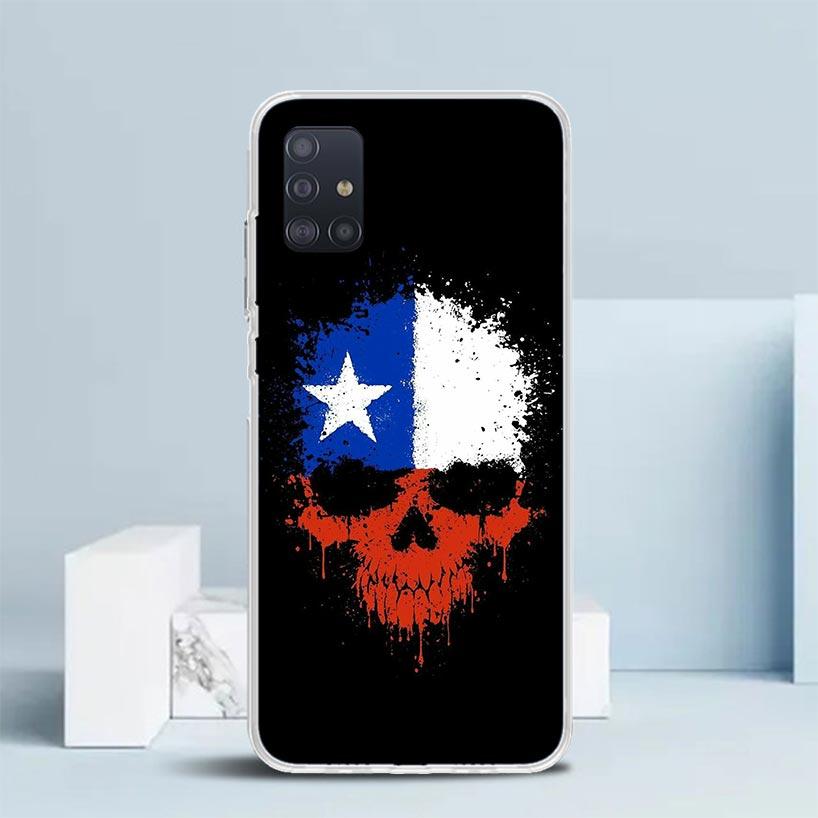 

Chile Flag Soft Cover for Samsung Galaxy A12 A22 A32 A52 A72 A02S Phone Case Note 20 Ultra 10 S10 Plus A51 A71 A50S A20S A10S Ga Samsung A50
