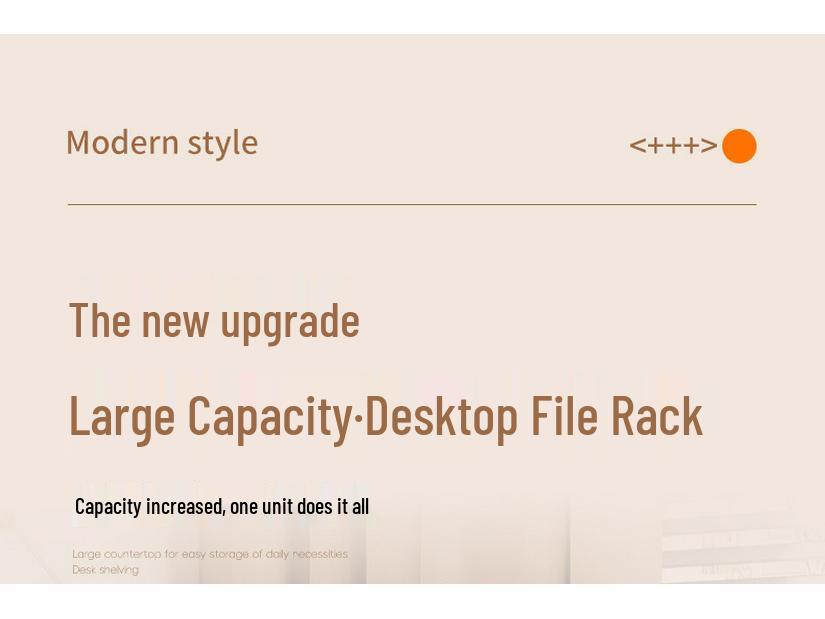 Metal Desktop File Organizer: Hanging Shelf & Storage Basket