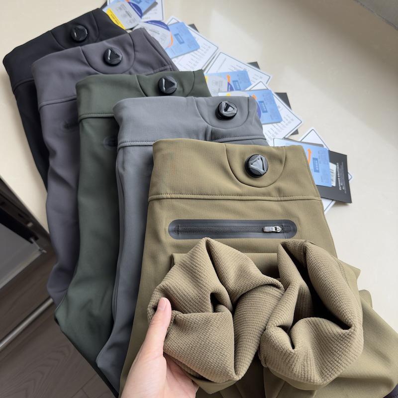 Herren Outdoor Softshell Warme Hose mit Verstellknopf - Herbst/Winter Kollektion.