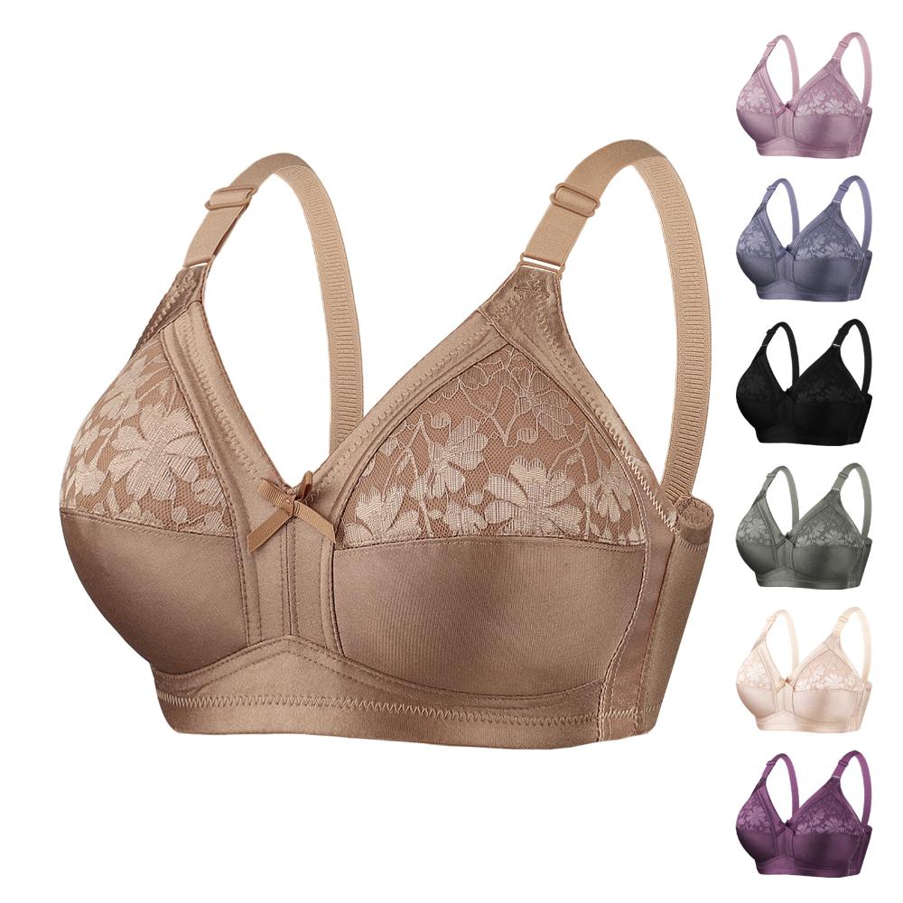 Plus Size Push Up Bra Extra-large Lace Bra for Women with Large Bust 38/85-46/105 D Cup