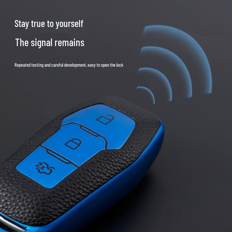 Ford Key Case: Premium Full-Wrap Protective Shell for Mondeo, Explorer, Mustang - Suitable for Men and Women