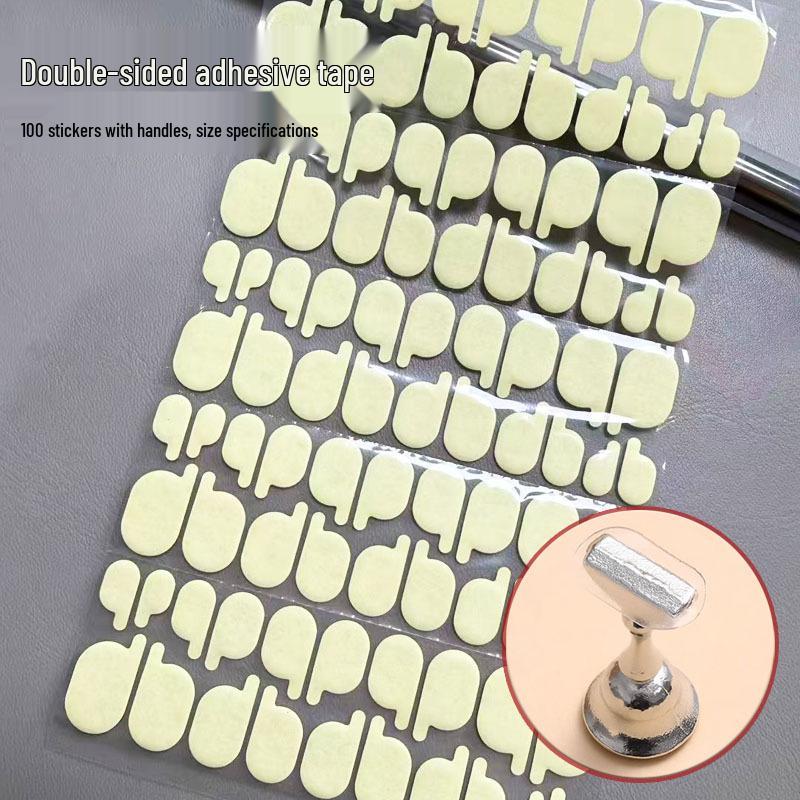 Traceless Transparent Double-sided Nail Art Tape and Practice Stand