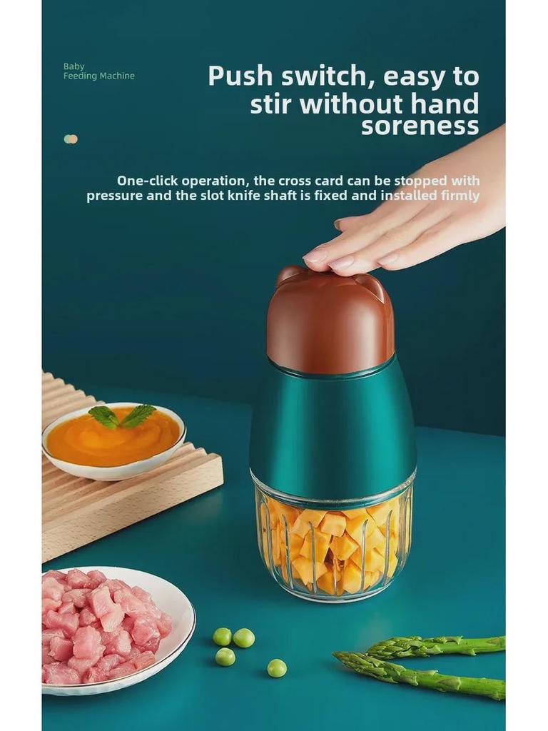 Multifunctional Mini Electric Baby Food Processor & Grinder