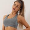 Seamless Polka Dot Racerback Yoga Tank: Women's High-End Sports Bra with Cups.