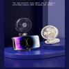 Portable Electric Fan USB Rechargeable 5 Speeds Mini Handheld Fan Quiet Super Strong Wind Outdoor Hanging Neck Mini Summer Sport