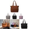 Stylish Canvas Tote Bag For Women Large Capacity Summer Casual Shoulder Bag