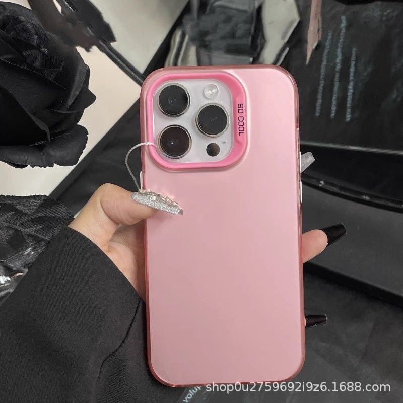 Pouzdro na mobilní telefon iPhone 15 Pro s laserovým efektem v barvě Aurora White pro Apple 11, 12, 13, 14, 13 Pro Max, XR, XS Max a 12 Pro Max.