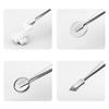 Stainless Steel Flat Mouth Eyelashes Tweezers False Eyelashes Applicator  Eyelash Grafting