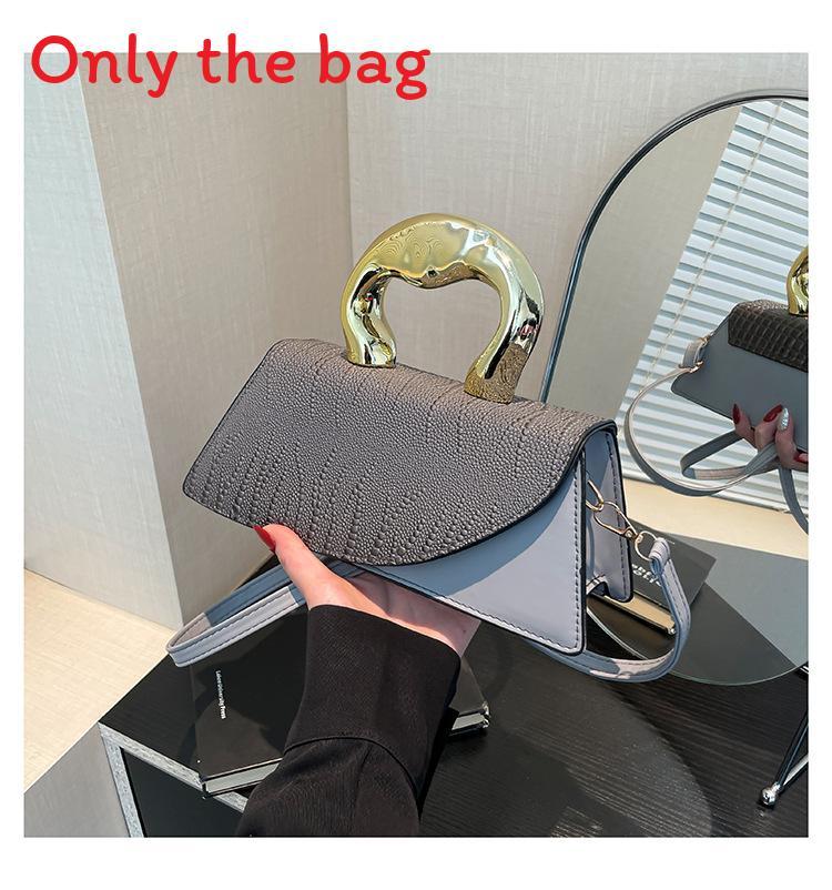 Crocodile Skin Style Girls Handbag Summer Pu Square Shoulder Bag With Phone Pocket For Casual Use
