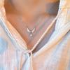 Light Luxury Angel Wings Pendant Necklace For Women Girls Fashion Exquisite Versatile Clavicle Chain Jewelry Accessories Gifts