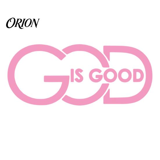 Car Body Trim Stickers God Is Good Sticker, Reflective Waterproof PVC Decal, Scratch Cover Decals Sunproof Exterior Decoration Accessories for Trucks
