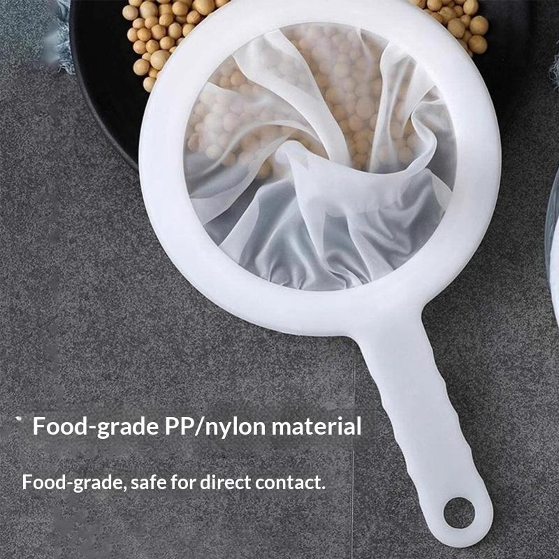 Soybean Milk Filter Household Ultra-fine Juice Leakage Separation Filter Slag Separation Kitchen Colander Filter Spoon