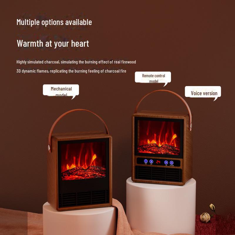 

Умный графеновый пламенный обогреватель: Энергосберегающий домашний камин с голосовым управлением Smart voice model