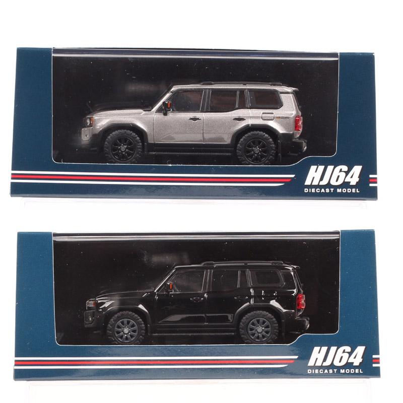 Hobby Japan 1/64 Scale Toyota Land Cruiser 250 LHD 2024 SUV Diecast Car Model Toy Vehicles HJ64 Acrylic Box Collectible Kids
