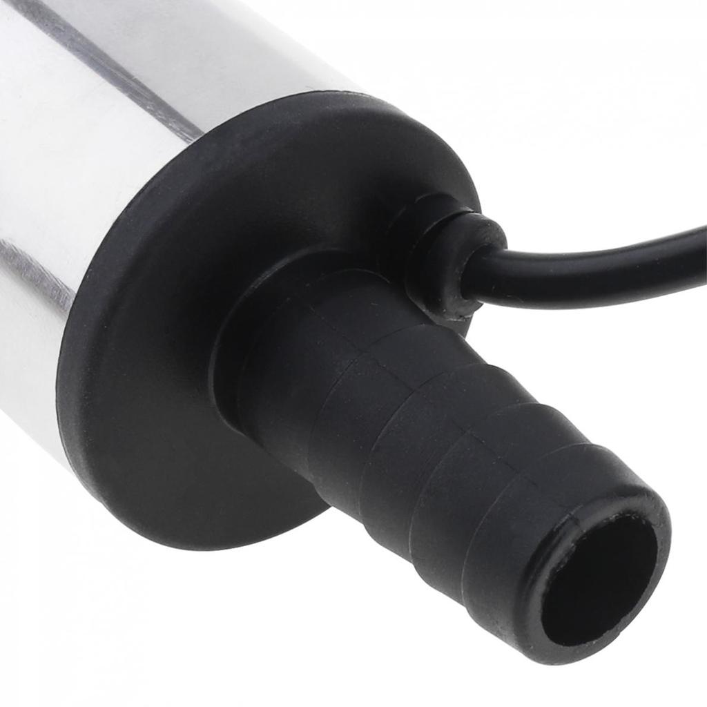 DC 12V 24V 38MM Portable Mini Car Electric Submersible Pump fit for Diesel Fuel Pump Water Oil Barrel Pumps with 2Alligator Clip