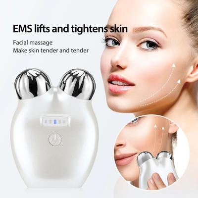 Microcurrent Facial Massager Roller Anti Wrinkles Face Lift Skin Skin Tightening Machine Face Firing Beauty Device