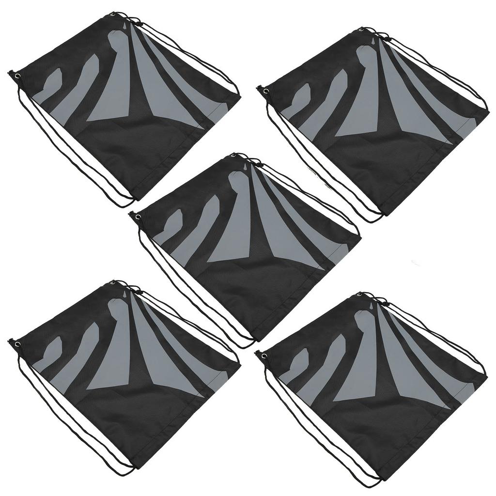 5-teiliges Set Outdoor Kordelzug Rucksack Wasserdicht Faltbare Sporttasche Strand Schwimmen Tasche