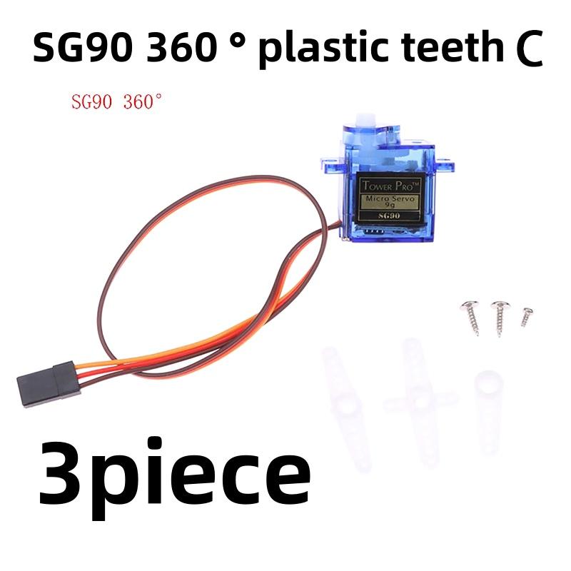 1/3Pcs 5V 180°/360° Digital Servo RC Car Robot Arm Arduino Starter DIY Project SG90 9G Micro Servo Motor