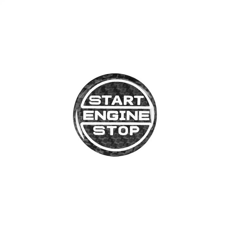 Ford Mustang  24 Carbon Fiber Start Button Decorative Sticker