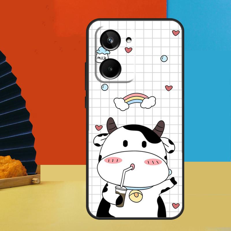 Cut Cow For Realme C55 C11 C15 C21Y C25s C30 C33 C53 C51 GT Neo 5 GT3 GT5 9 10 11 12 Pro Plus Case