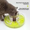 Cat Slow Feeder Puzzle Bowl Toy, Interactive Training Food Game For Boredom Relief, Combination Pet Supply For Indoor Cats